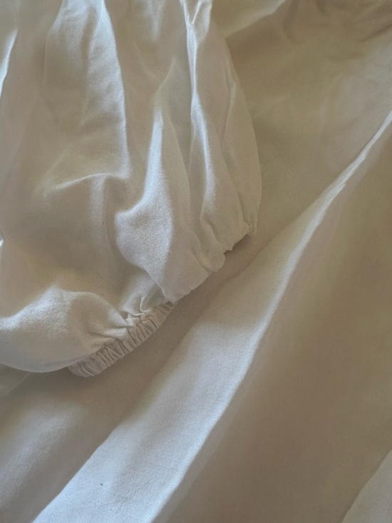 Lucky Brand Cream Button-Front Peasant Blouse - Picture 5 of 10